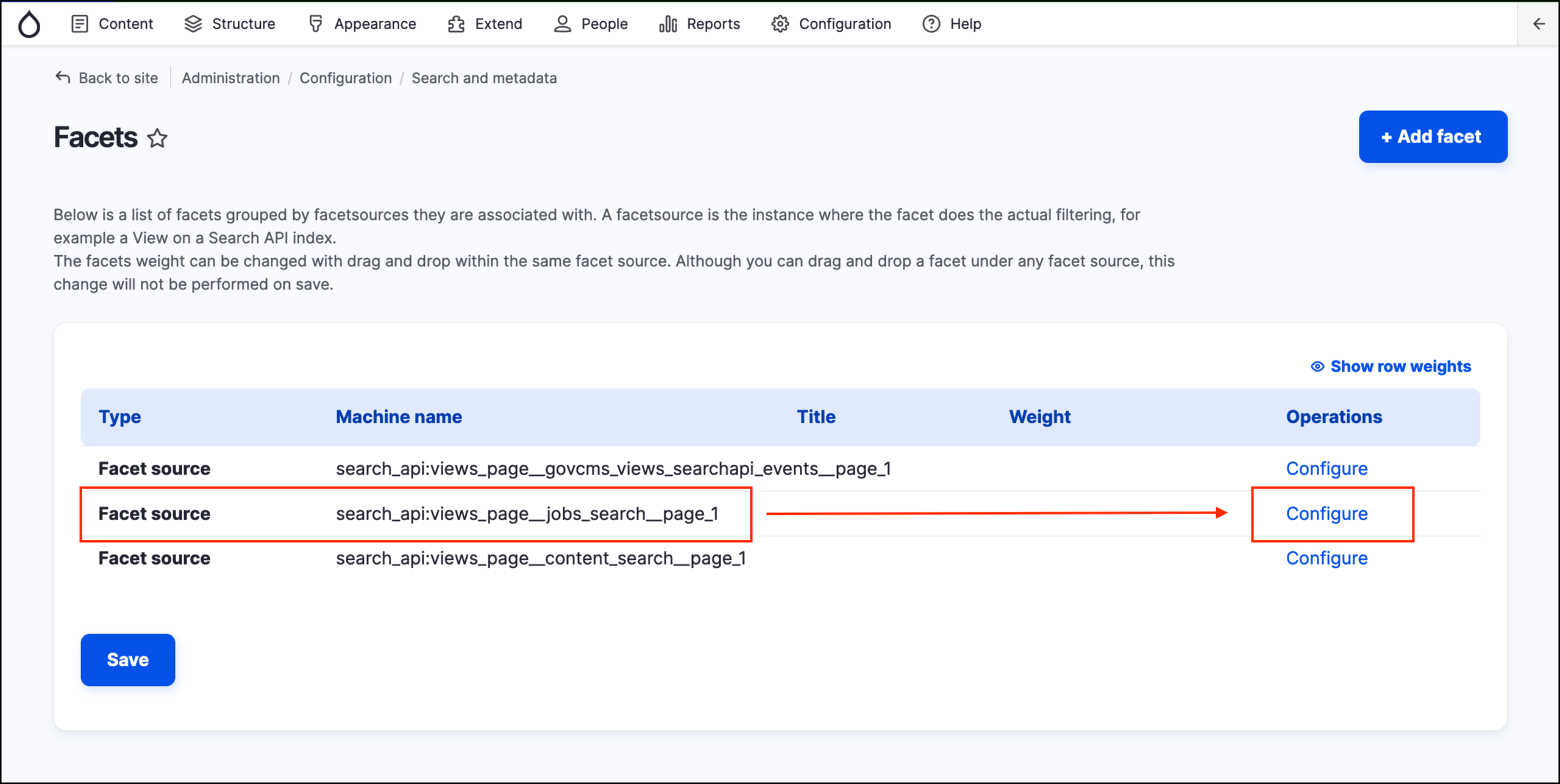 Image of Configure Jobs search facet