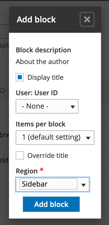 Image of Add block to Sidebar